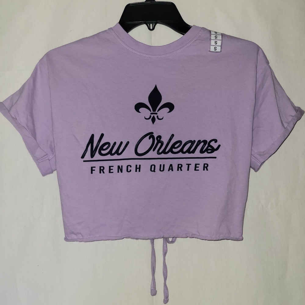 New‎ Orleans French Quarter Open Back Cropped T-Shirt